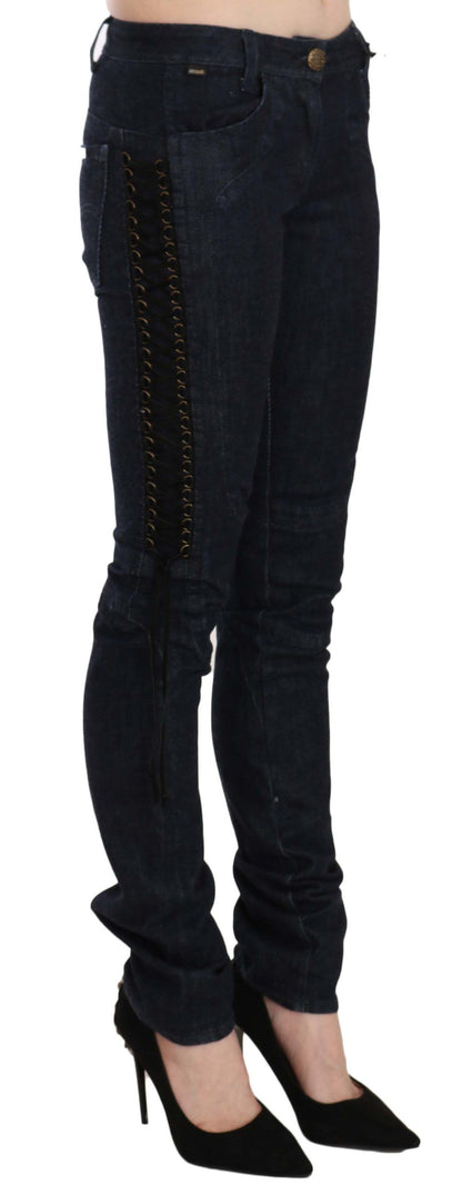 Just Cavalli Elegant low-waist skinny pants