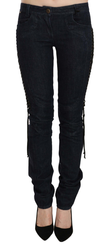 Just Cavalli Elegant low-waist skinny pants