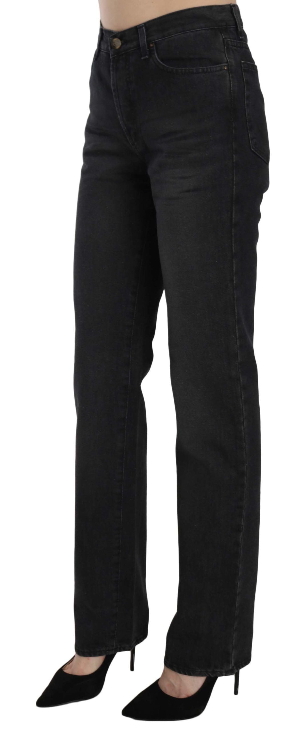 Just Cavalli Elevate your style: chic black denim with high waist