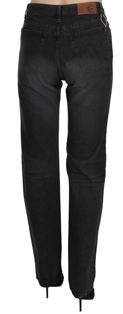 Just Cavalli Elevate your style: chic black denim with high waist