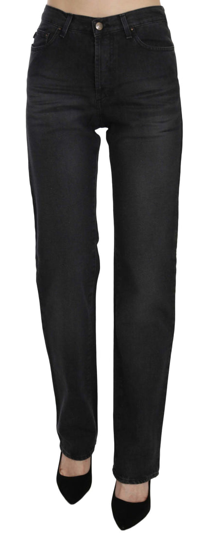 Just Cavalli Elevate your style: chic black denim with high waist