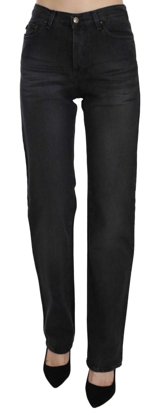 Just Cavalli Elevate your style: chic black denim with high waist