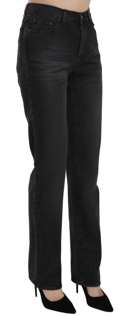 Just Cavalli Elevate your style: chic black denim with high waist