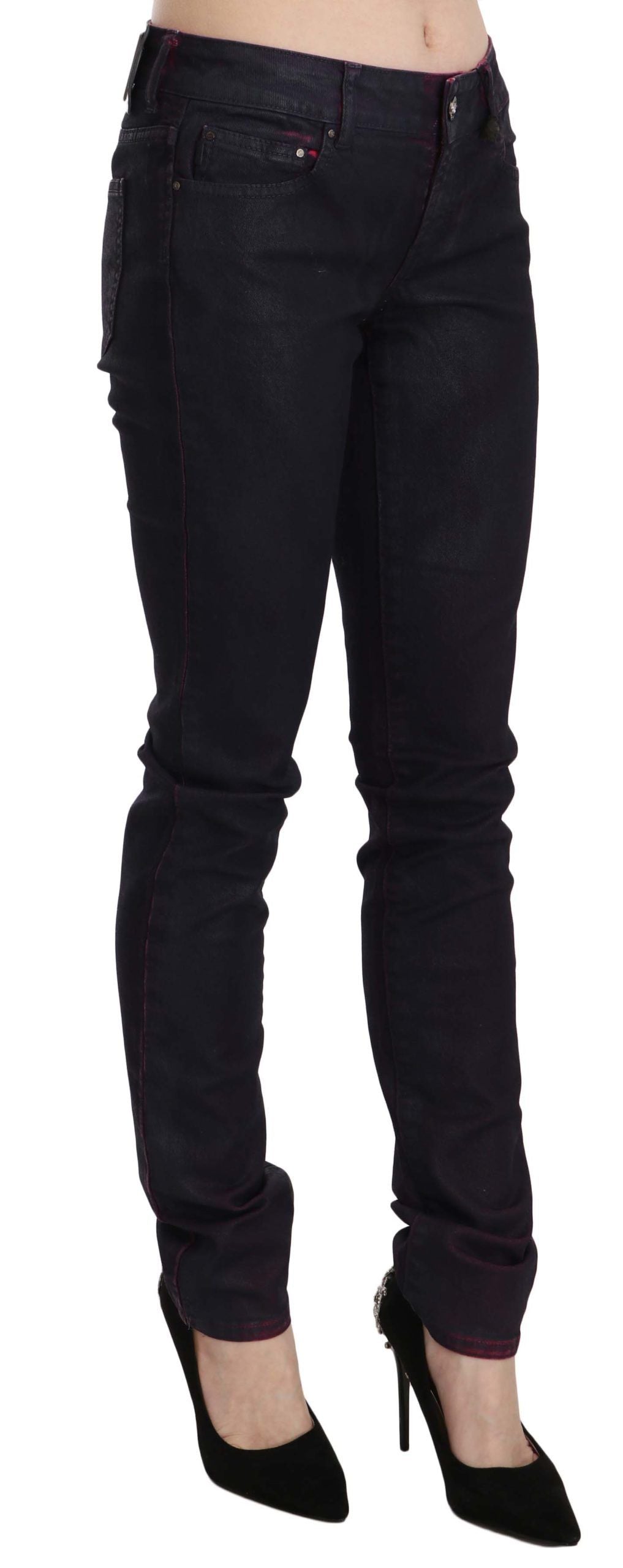 Just Cavalli Chic black skinny denim with low waist