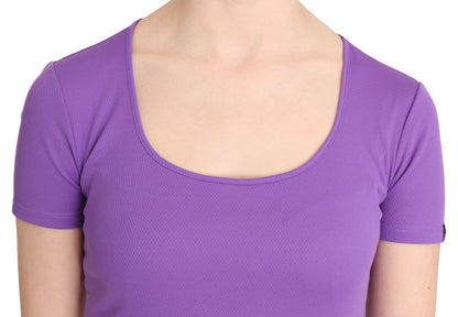GF Ferre Lila 100% Polyester Kurzarm Top Bluse