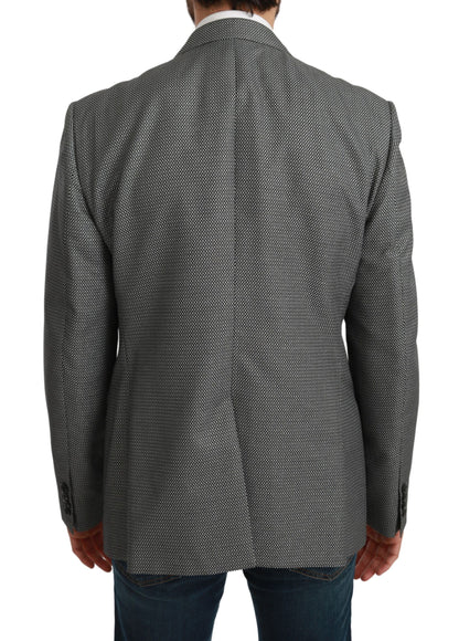 Dolce & Gabbana Grauer schmal geschnittener formeller MARTINI Blazer