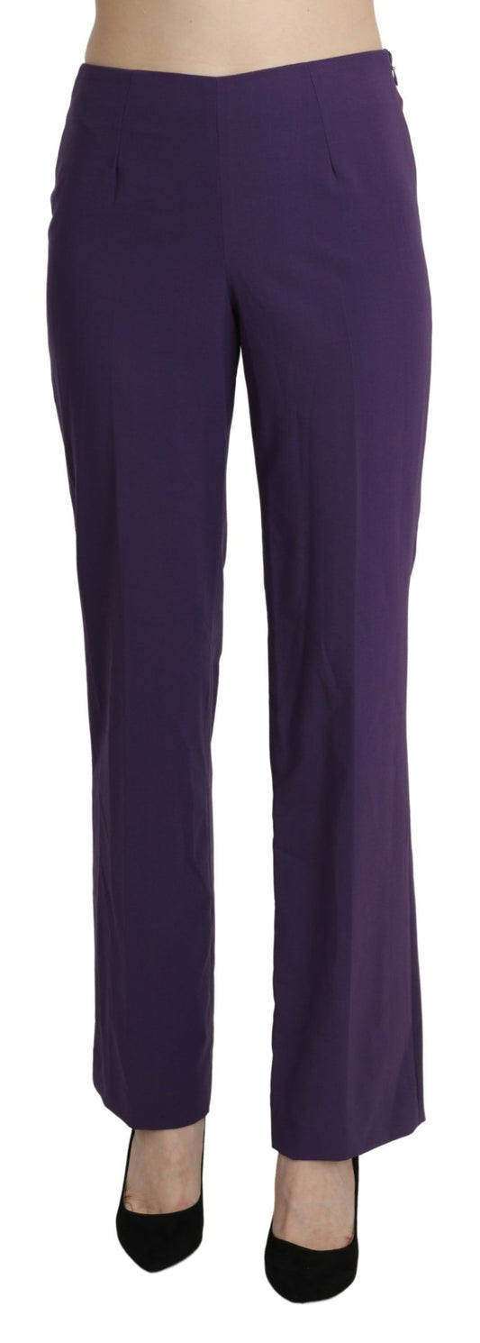 BENCIVENGA Lila High Waist Straight Dress Trouser Hose