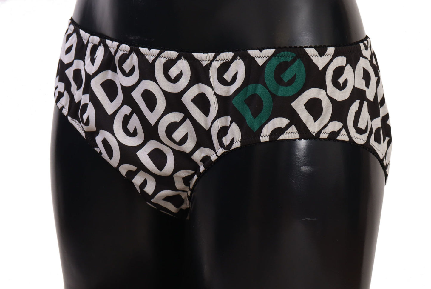 Dolce & Gabbana Multicolor DG Logo Print Slip Bottom Unterwäsche