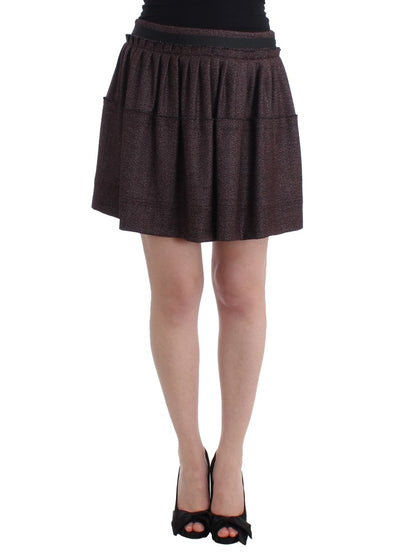 GF Ferre Lila Kurzer Flanellrock