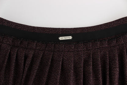 GF Ferre Lila Kurzer Flanellrock