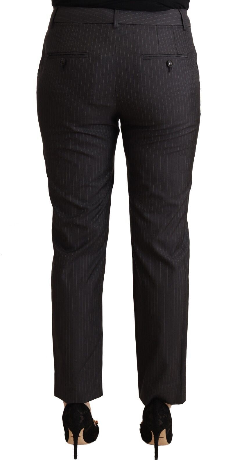 Dolce &amp; Gabbana Elegant tailored trousers in virgin wool and silk
