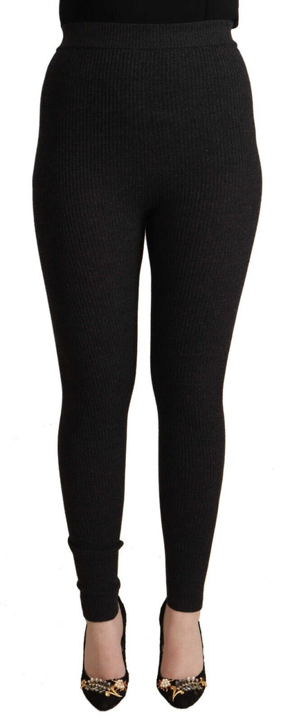 Dolce &amp; Gabbana Elegant high-waisted wool tights