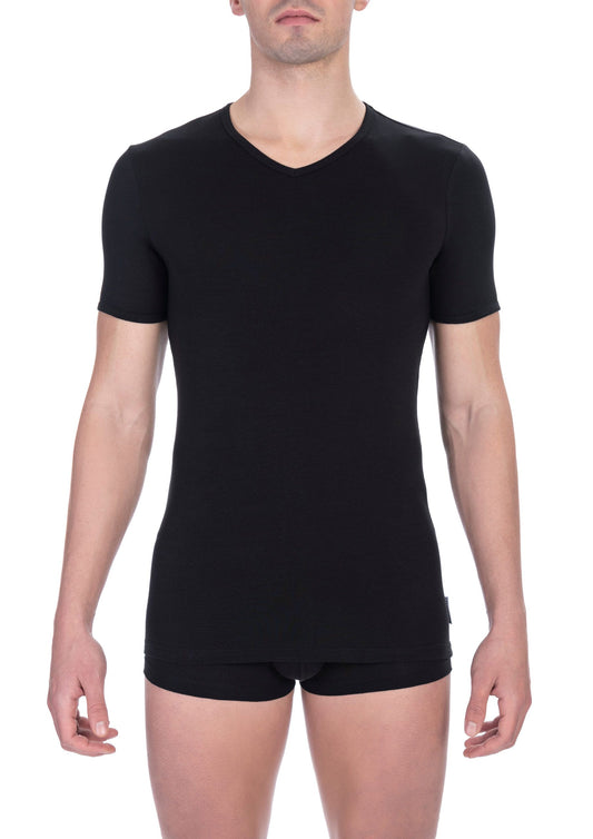 Bikkembergs Schwarzes Baumwolle Männer T-Shirt