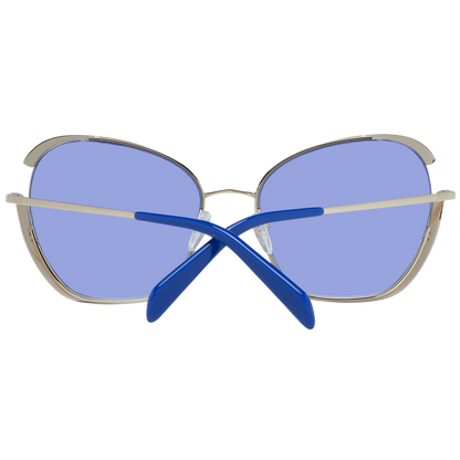 Emilio Pucci Gold Frauen Sonnenbrille