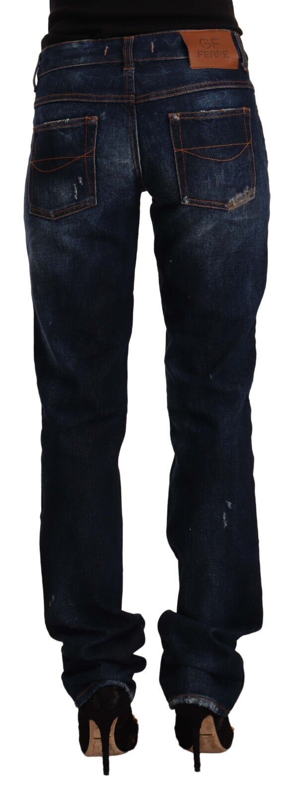 GF Ferre Chic mid-waist straight fit jeans