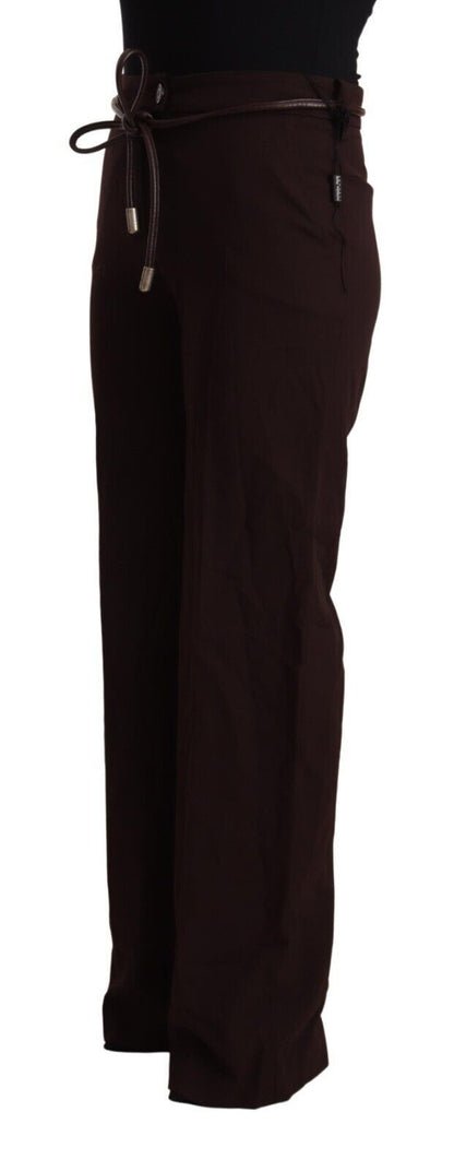 Patrizia Pepe Elegant straight formal trousers with high waist