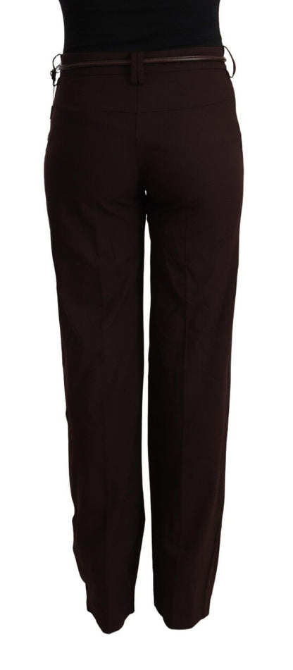 Patrizia Pepe Elegant straight formal trousers with high waist