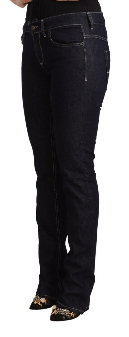 GF Ferre Chic low-waist skinny jeans in timeless black