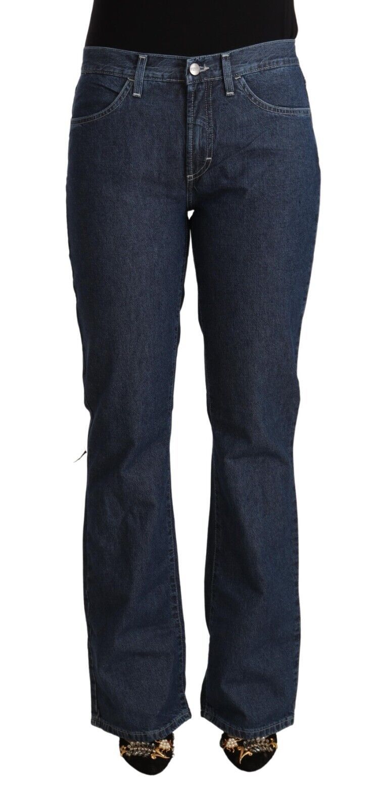 GF Ferre Elegant cotton flared jeans