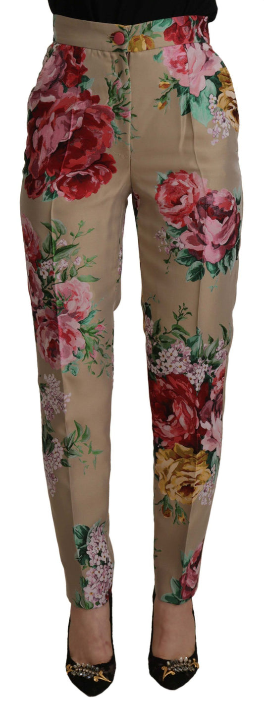 Dolce &amp; Gabbana Floral Dress with High Waist Pants