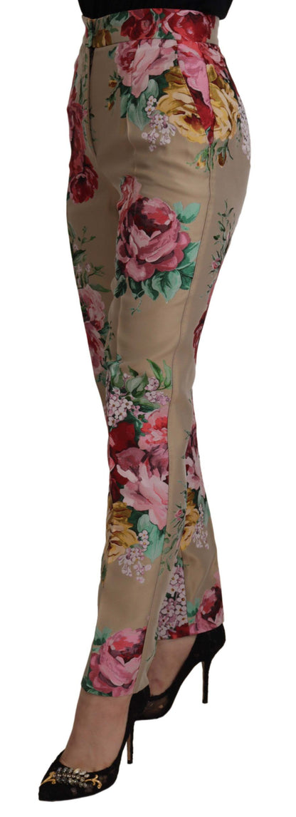 Dolce &amp; Gabbana Floral Dress with High Waist Pants