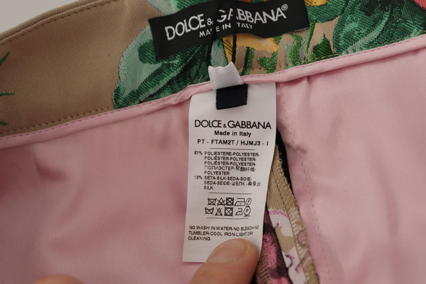 Dolce &amp; Gabbana Floral Dress with High Waist Pants