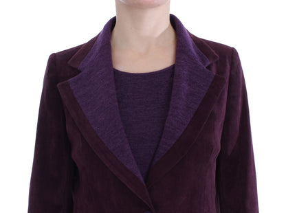 BENCIVENGA Lila Wollanzug T-Shirt Set