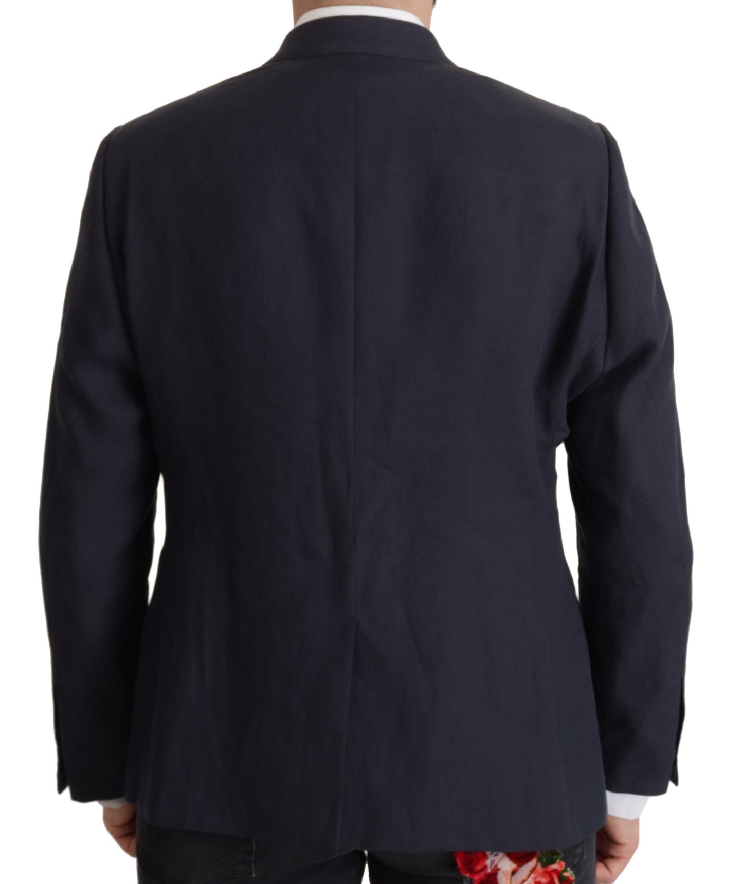 Dolce & Gabbana Dunkelblau ALTA SARTORIA Jacke Mantel Blazer