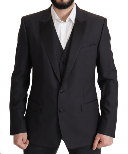 Dolce & Gabbana Dunkelblauer einreihiger MARTINI Blazer