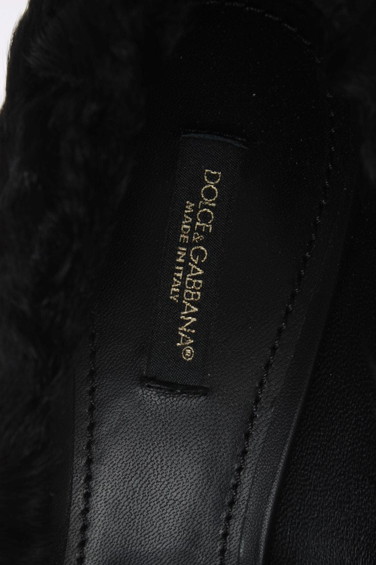 Dolce &amp; Gabbana Elegant pumps made of luxurious Xiangao fur leather