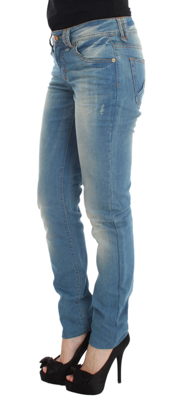 John Galliano Slim Fit Blue Designer Jeans