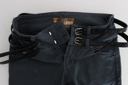 John Galliano Slim Italian Slim Fit Jeans in Chic Blue