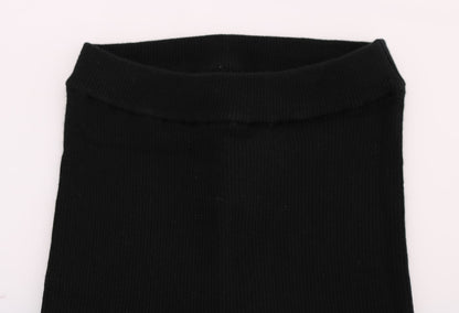 Dolce &amp; Gabbana Elegant black cashmere pants