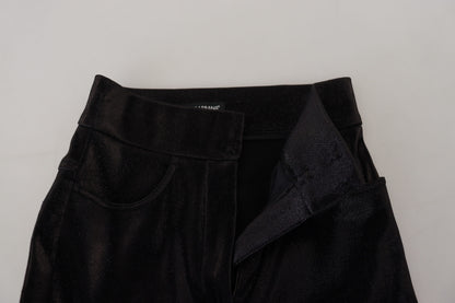 Dolce &amp; Gabbana Elegant Black Denim Pants - Tailored Fit