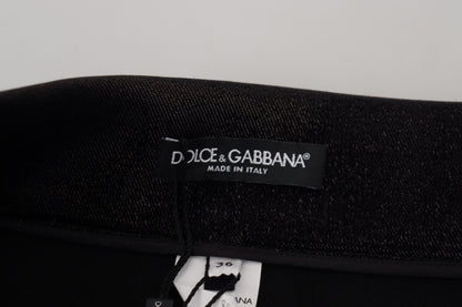 Dolce &amp; Gabbana Elegant Black Denim Pants - Tailored Fit