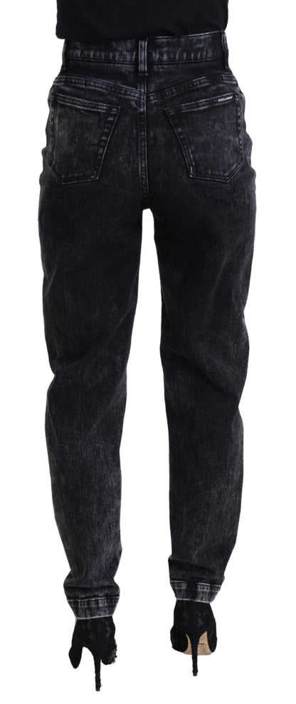 Dolce &amp; Gabbana Elegant black denim pants