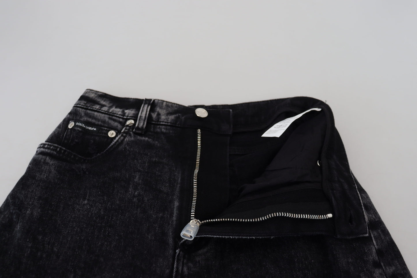 Dolce &amp; Gabbana Elegant black denim pants
