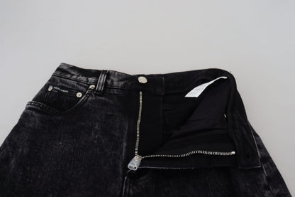 Dolce &amp; Gabbana Elegant black denim pants