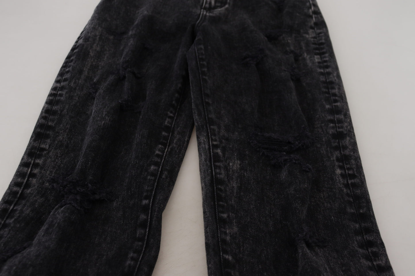 Dolce &amp; Gabbana Elegant black denim pants