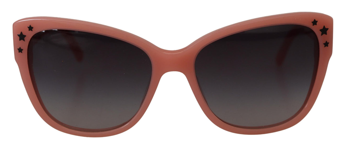 Dolce & Gabbana Rosa Acetat Rahmen Sterne Verschönerung DG4124 Sonnenbrille