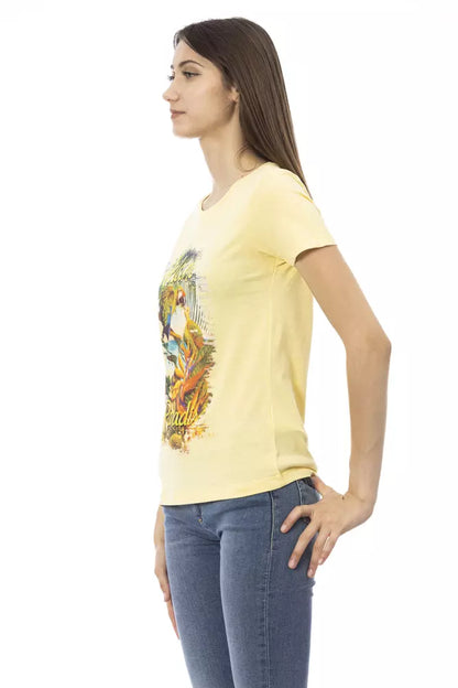 Trussardi Action "Gelbes Baumwoll-T-Shirt für Frauen"