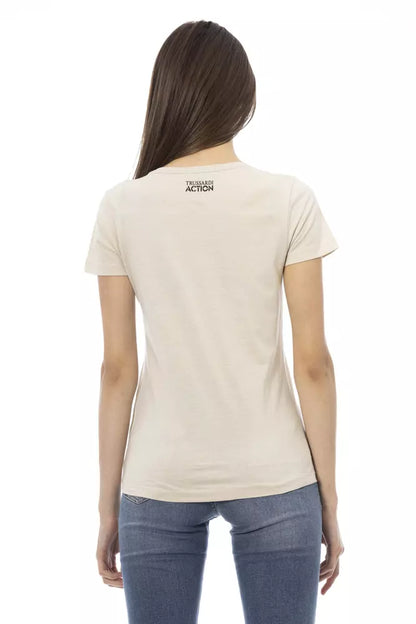 Trussardi Action Beige Cotton Women's Top