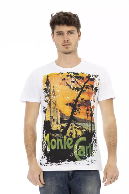 Trussardi Action White Cotton Men's T-Shirt
