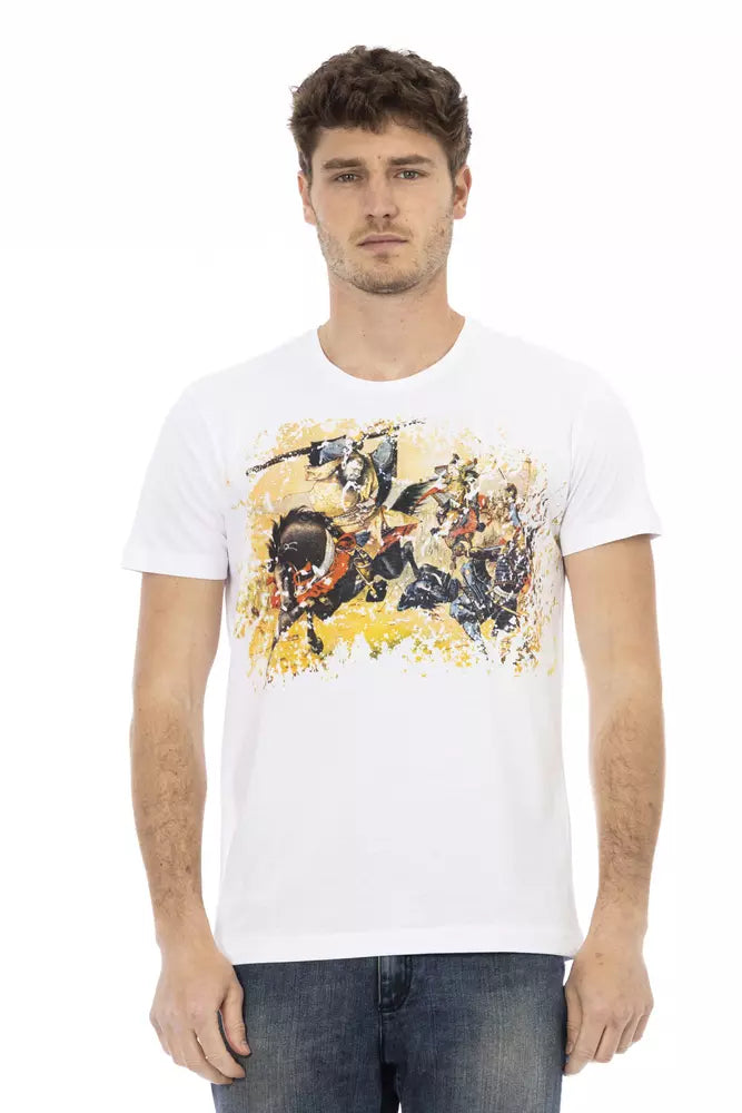 Trussardi Action White Cotton Men's T-Shirt