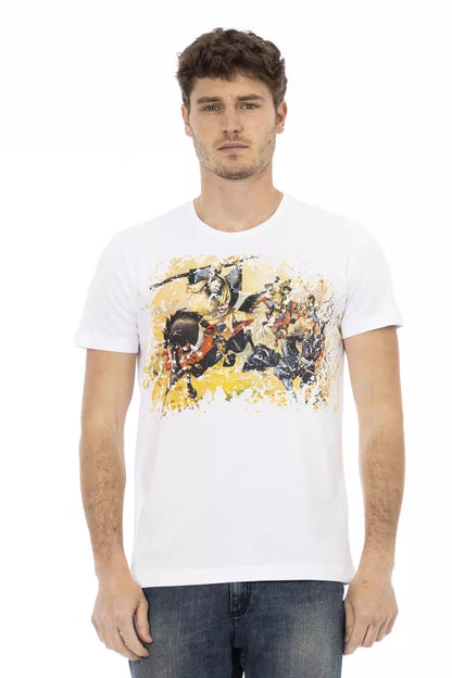 Trussardi Action White Cotton Men's T-Shirt