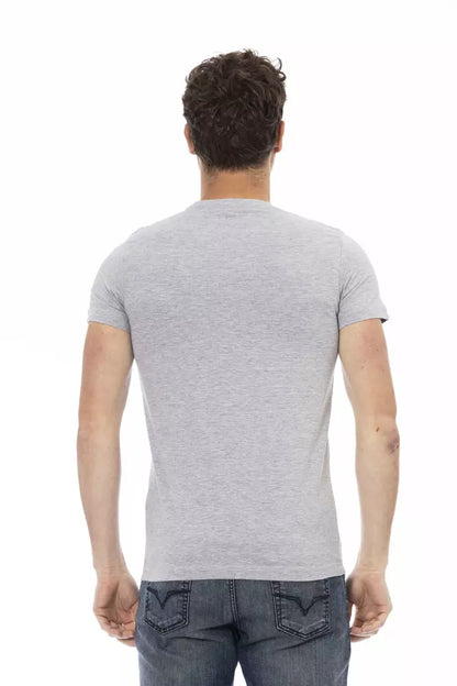 Trussardi Action Grey Cotton Men's T-Shirt
