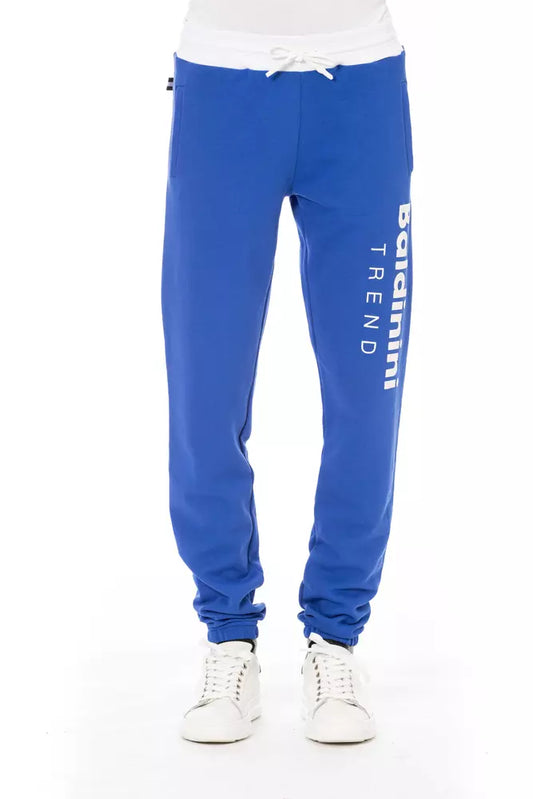 Baldinini Trend Blaue Baumwolle Herren Sporthose