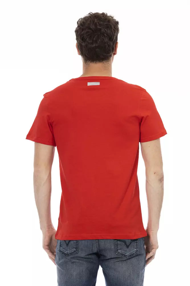Bikkembergs Rotes Baumwolle Männer T-Shirt