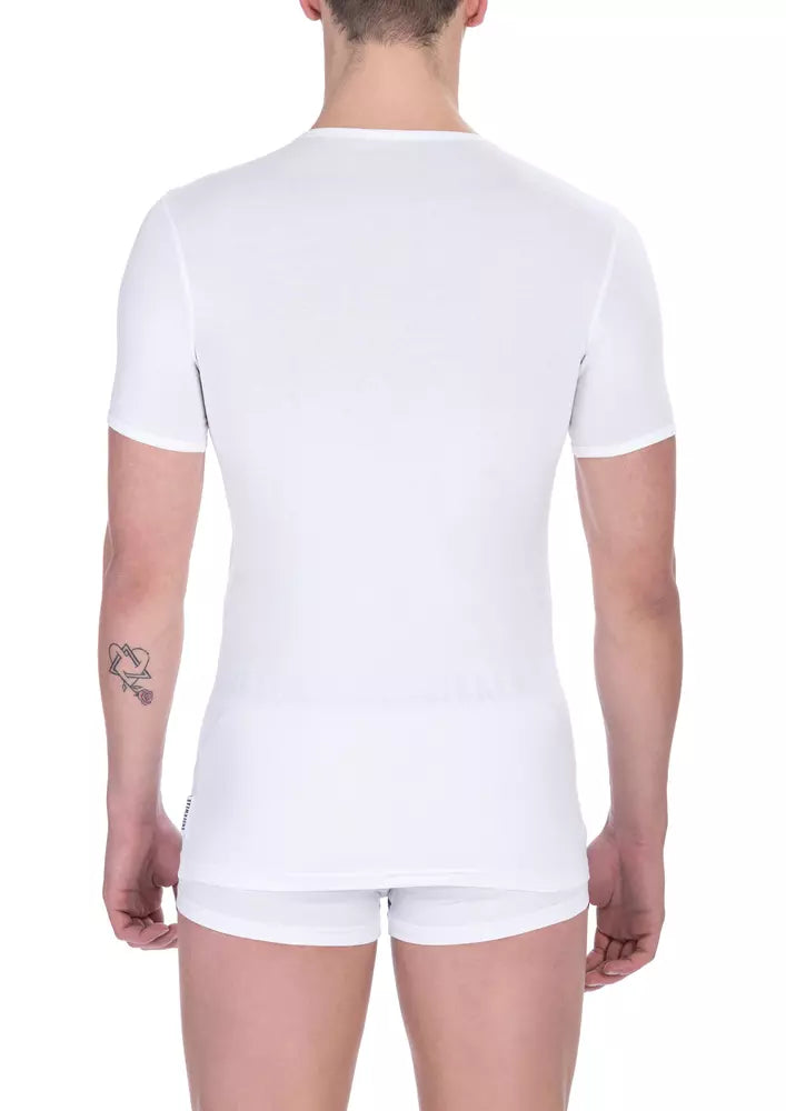 Bikkembergs T-shirt for men in white cotton