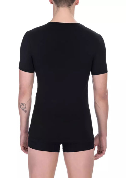 Bikkembergs "Black Cotton T-Shirt for Men"